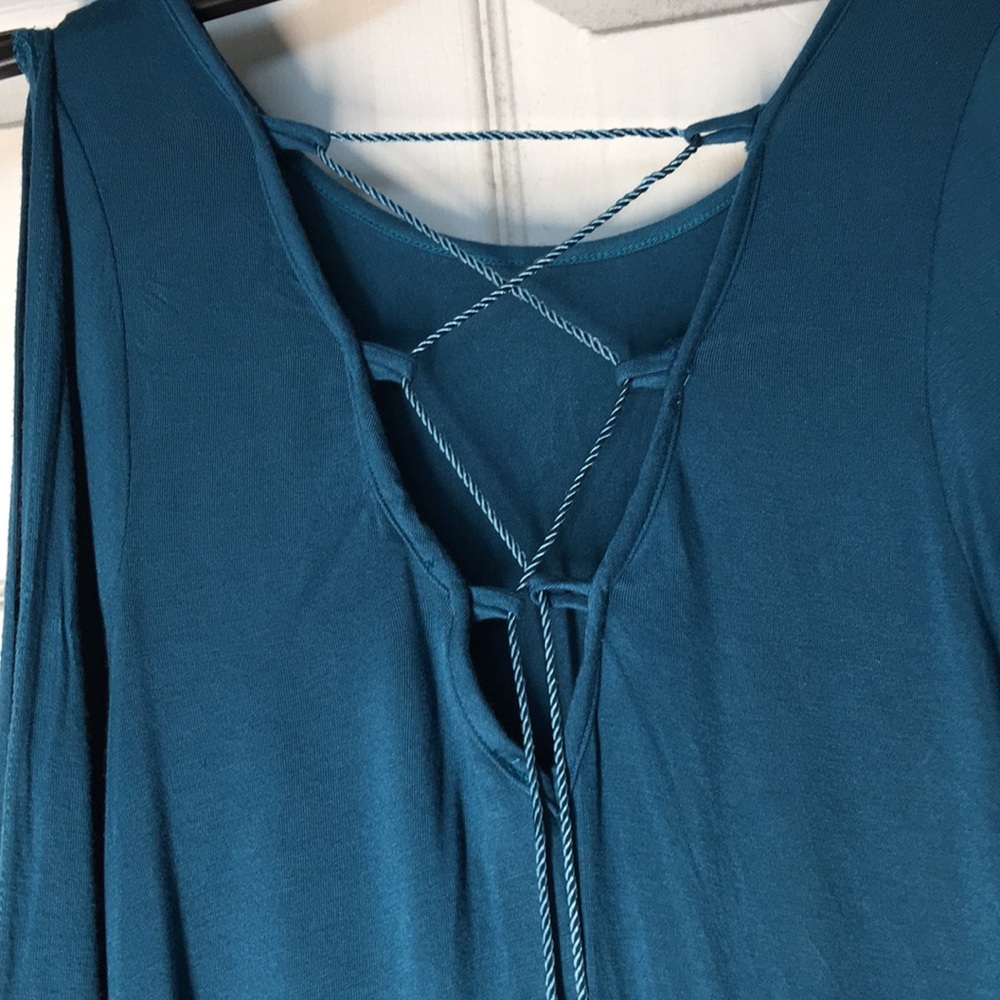 Dark turquoise dress! - Picture 2 of 5